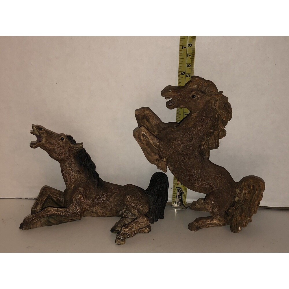 Vintage ARTMARK Horse Figurines Laying Standing Original Bucking Goofy Donkey